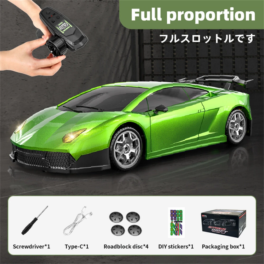 HBX 2198 RTR 1/43 2.4G 4WD Mini RC Car Gyro Race LED Light Full Proportional Remote Control High-Speed Motor On-Road Racing Micro Vehicle Model Boys Gifts Toys — view 9