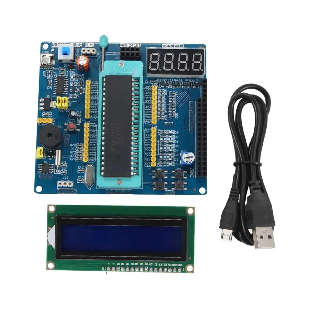 HC6800-MS 51 Microcontroller Small System Board Learning Module STC89C52 Development Board — image 1
