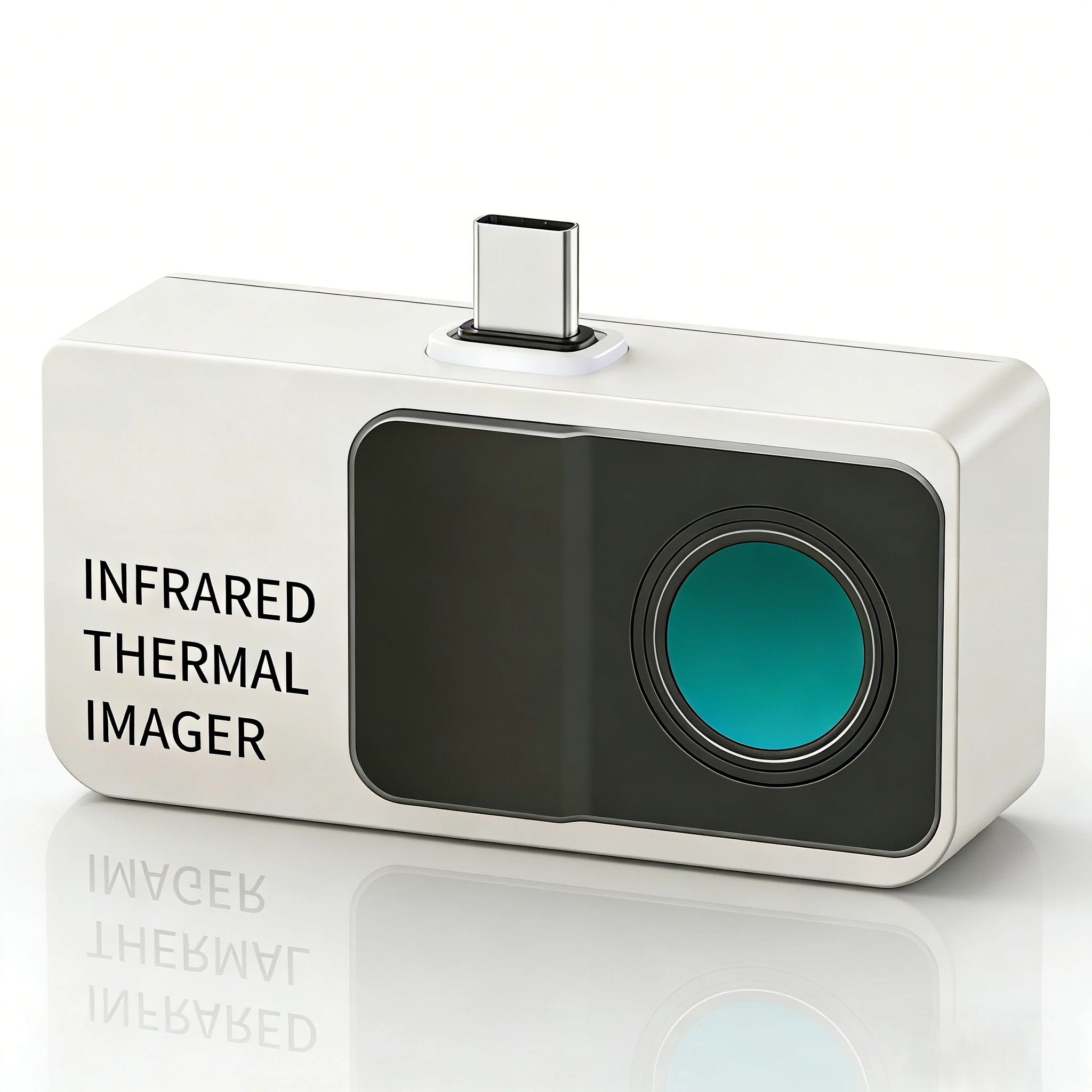 Hcalory T3-C Thermal Imaging Camera Imager Infrared Thermometer 512x384 TISR 256x192 IR for iOS Android Smartphones — view 2