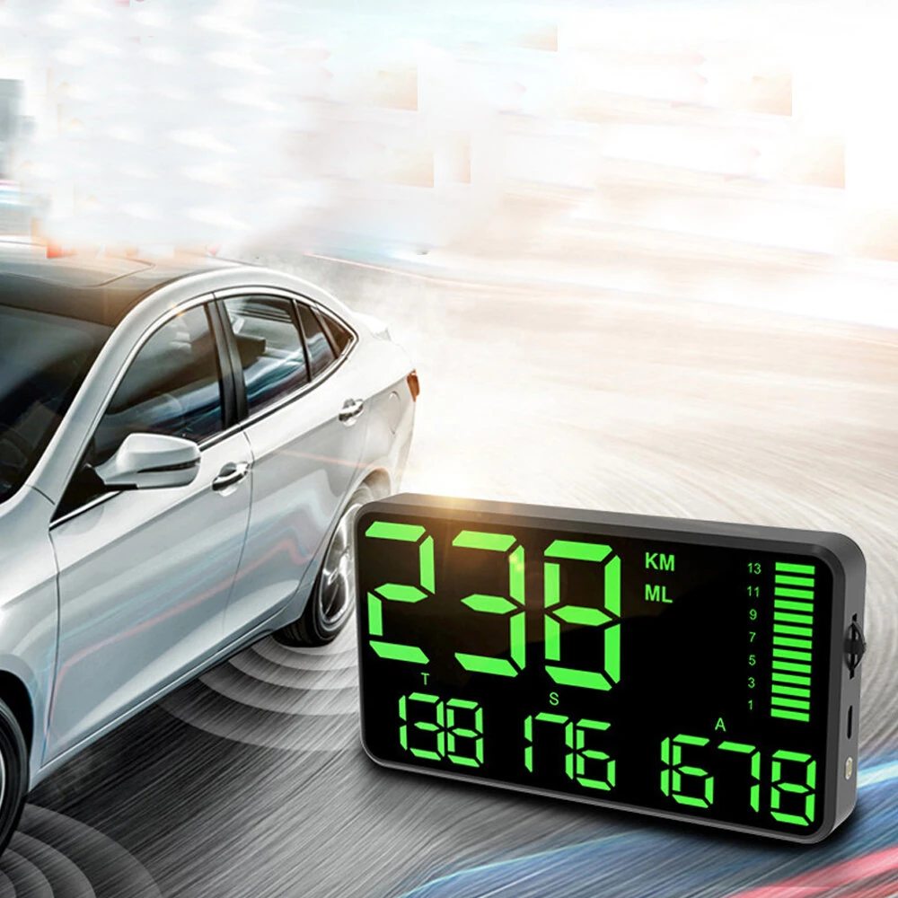 Head Up Display for Car GPS Speedometer Speedometer Digital Display HUD MPH/KMH with Over Speeding Alarm 5.5 Inch — view 2
