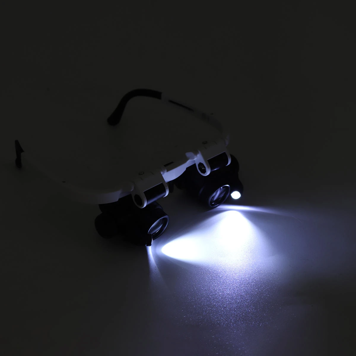 Headband Head-Mounted Repair LED Lamp Light Magnifying Glass Magnifier Loupe — view 12