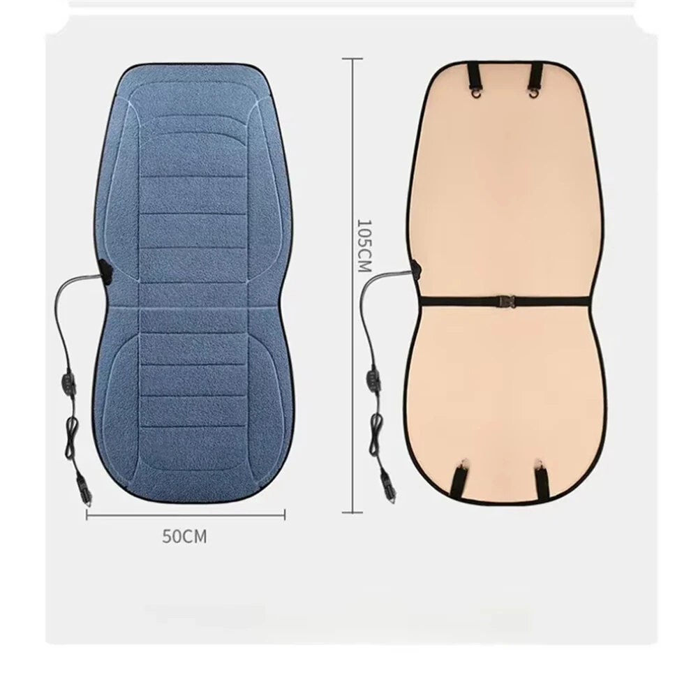 Heated Car Seat Cover Winter Heated Seats Cushion Car Office Seat Electric Warmer Pad — view 10