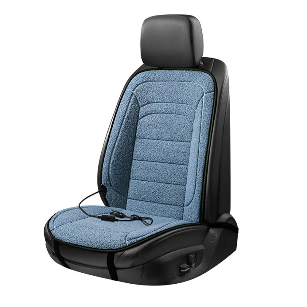 Heated Car Seat Cover Winter Heated Seats Cushion Car Office Seat Electric Warmer Pad — view 11