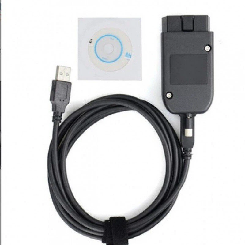 HEX V2 for VAG VCDS 25.3 Scanner Tool Cable OBD2 Diagnostic Multi-Language HEX V2 Wesheu VCDS for VAG COM For Audi/SKODA/VW Car — view 3