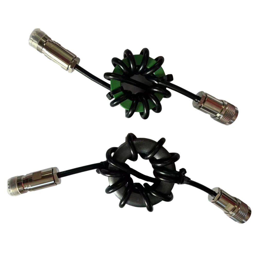 HF 1:1 Balun Ni-Zn Ferrite Core 1.8-50MHz Shortwave Choke RG58 Coaxial Cable Anti-Interference USB Stability FT8 JS8 WSPR Magnetic Ring — image 1