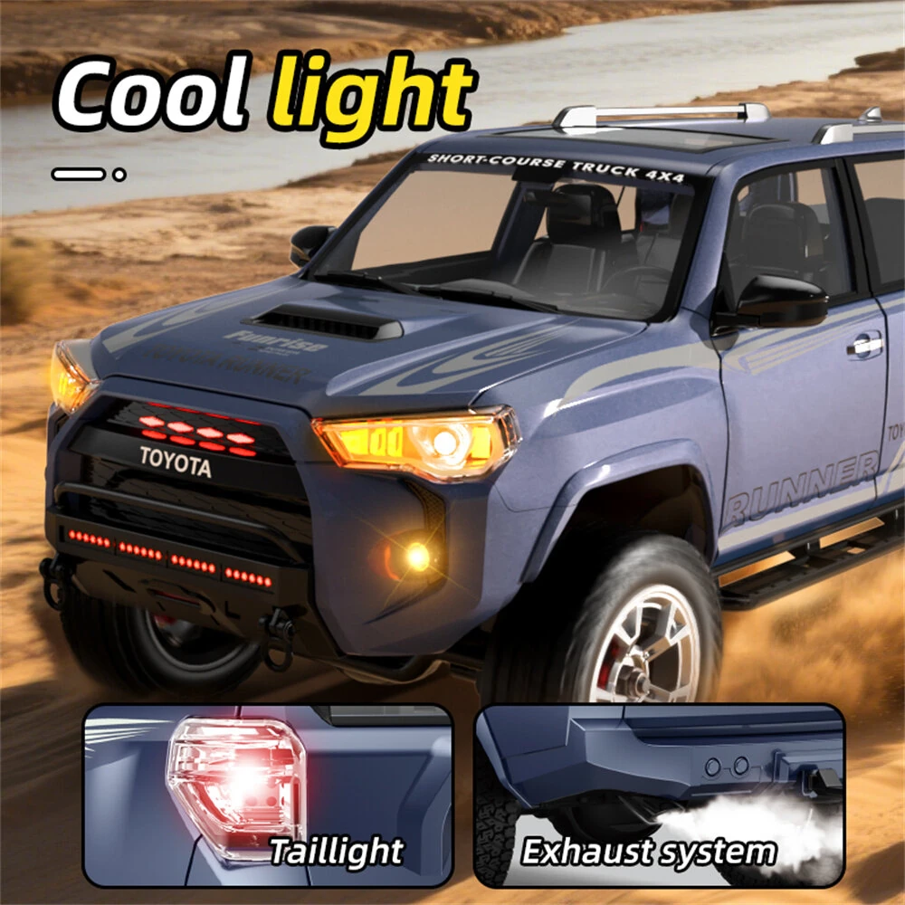 HG TRASPED HG4-209 RTR 1/18 2.4G 4WD RC Car for TOYOTA 4RUNNER Simulated Sound Exhaust System LED Light Vehicles Models Toys — view 4