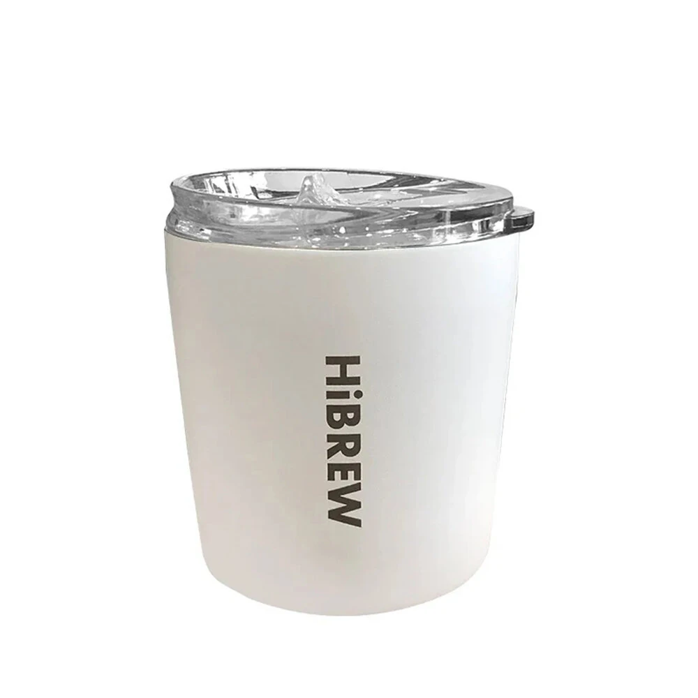 HiBREW 240ml Portable Hanging Ear Style Coffee Thermal Mug Foldable Filter Stainless Steel Double Wall Vacuum Insulated Coffee Cup — view 11