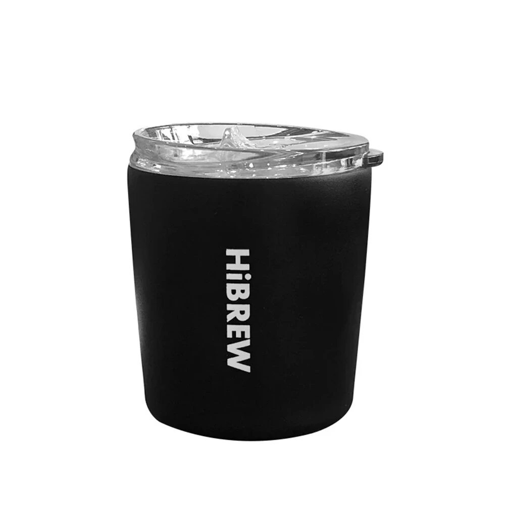 HiBREW 240ml Portable Hanging Ear Style Coffee Thermal Mug Foldable Filter Stainless Steel Double Wall Vacuum Insulated Coffee Cup — view 2