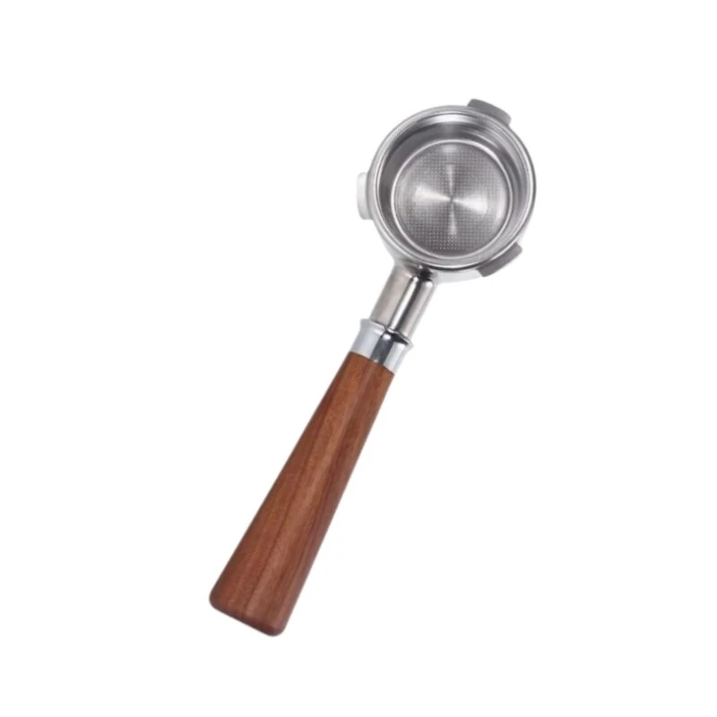 HiBREW 51mm 3-Ear Bottomless Portafilter Handle Coffee Powder Handle Barista Tool Compatible with HiBREW H11/ H10B/ H5