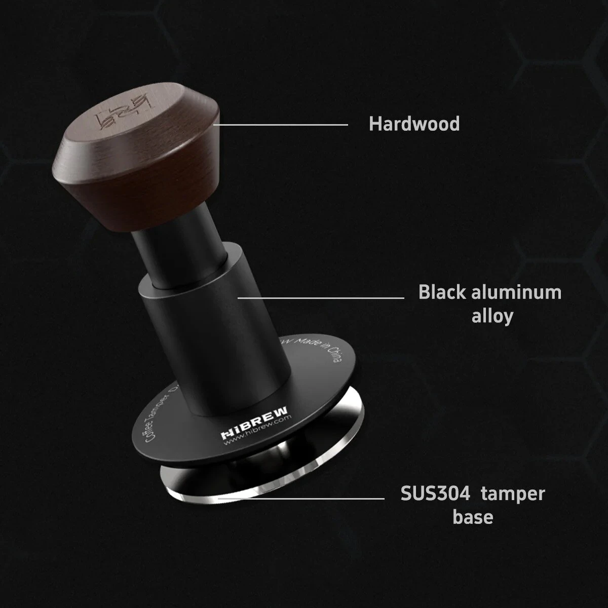 Hibrew 58MM Power Tamper Compatible with H7B H7A H7 H10A H10PLUS H13 for Perfect Espresso Extraction — view 4