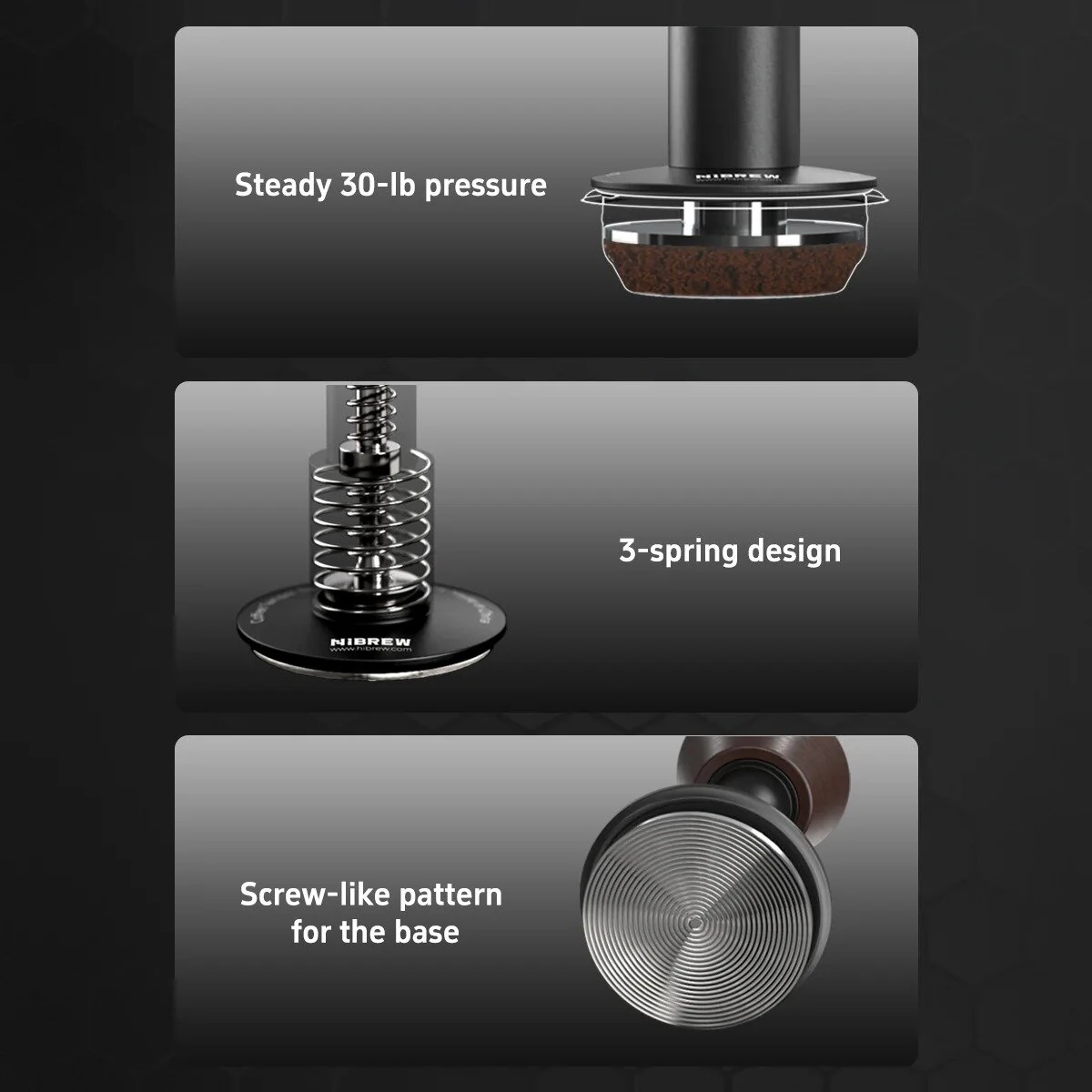 Hibrew 58MM Power Tamper Compatible with H7B H7A H7 H10A H10PLUS H13 for Perfect Espresso Extraction — view 5