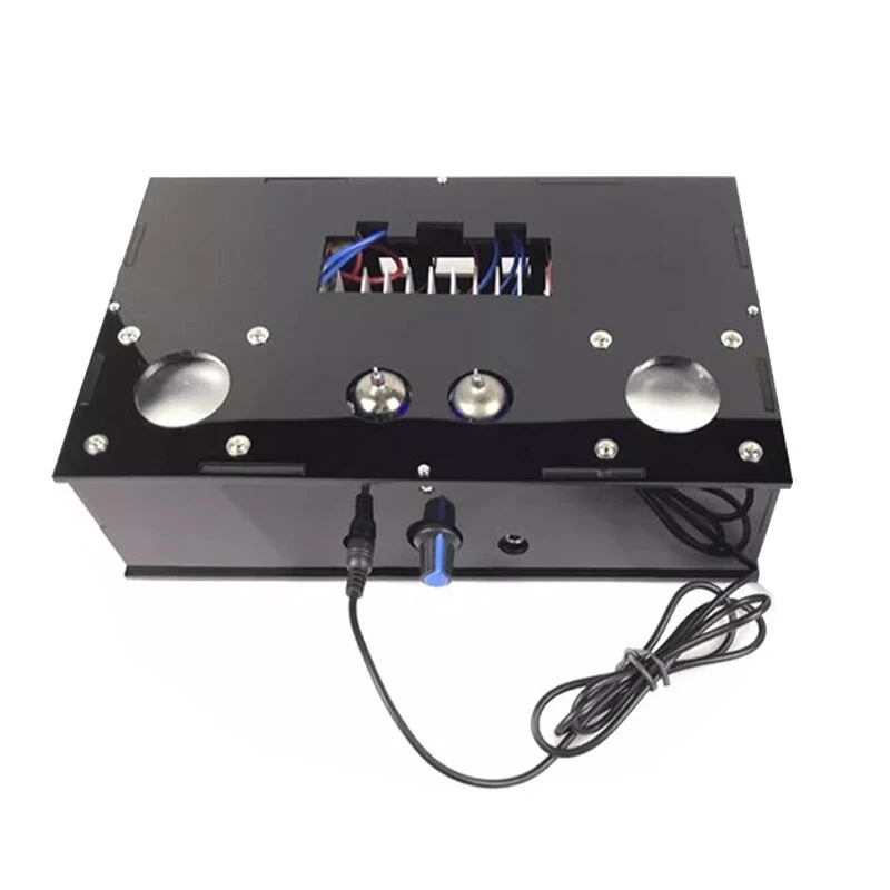 HIFI 6J1 Tube Amplifier DIY Kit Clear Acrylic Case High Fidelity Sound 105dB SNR Dual 12V Power Support MP3 Smartphone Tablet Computer