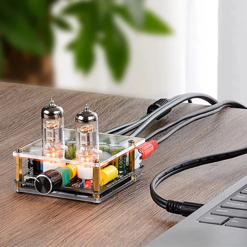 HiFi Tube Preamp 6A2 Tube Preamplifier Amplifiers Upgraded Bile Buffer Auido Amp Speaker Sound Amplifier for Home Theater — view 5