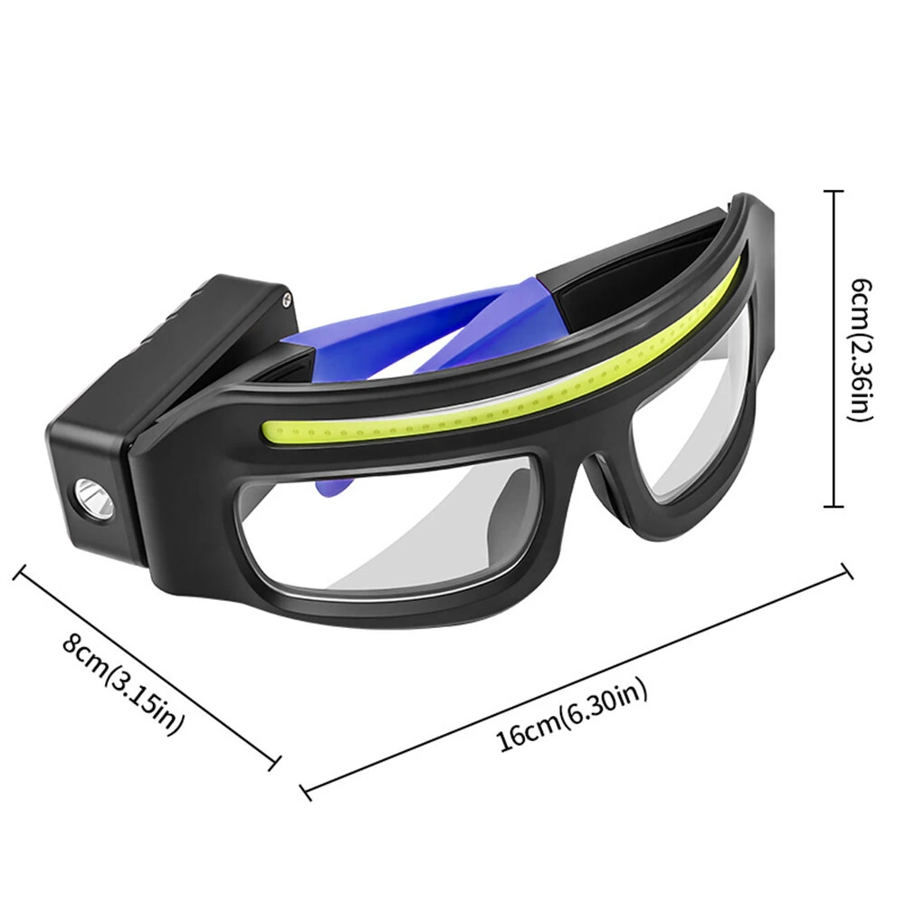 High Brightness LED Headlamp 90°Adjustable Job Site & Security Lighting 5 Modes Rechargeable Flashlight Wave Sensor Control — view 7