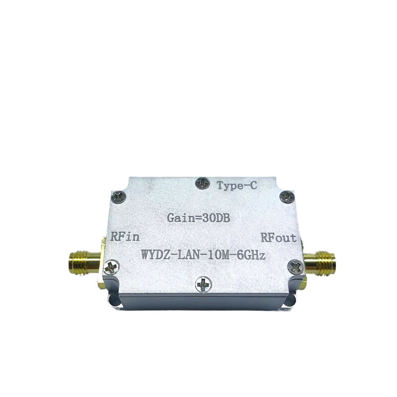 High Flatness Amplifier 10M-6GHz Gain 20/30/40DB RF Signal Driving or Receiving Front End — view 2