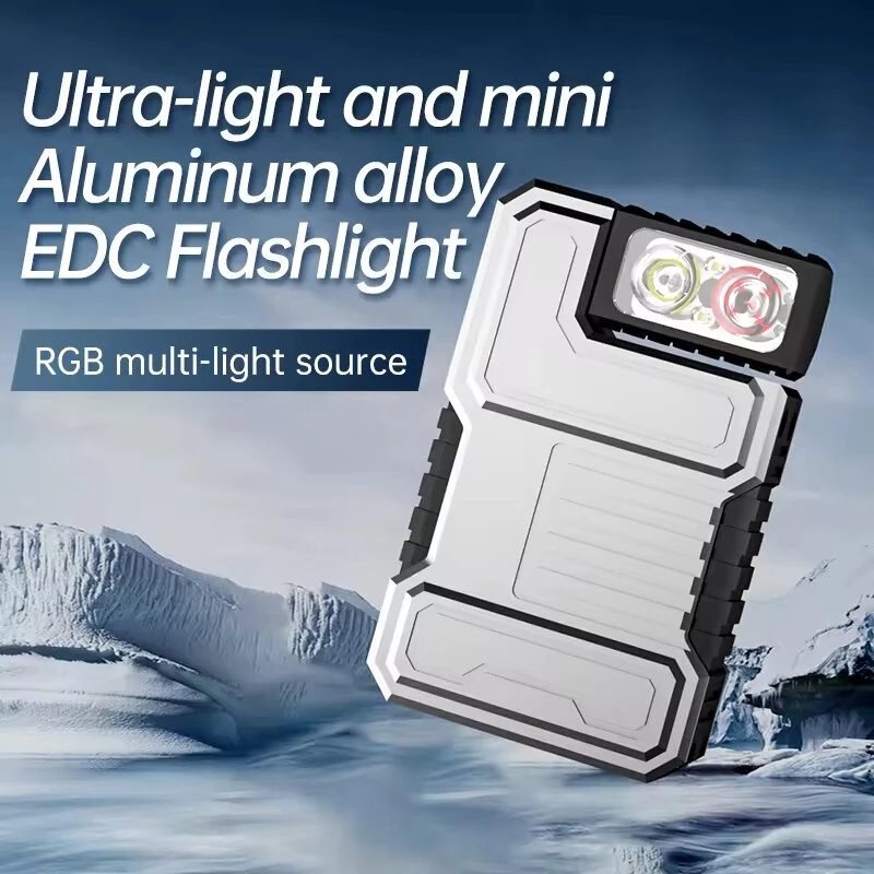 High-lumen LED Keychain Flashlight Aluminum Mini Pocket Light with IP54 Rating Suitable for Outdoor Adventure Camping Running Fishing. — view 4