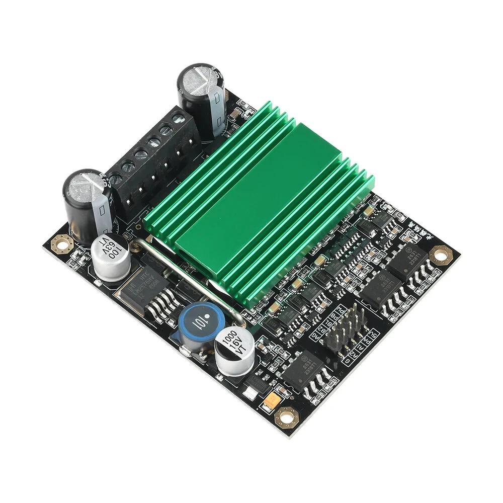 High Power H-bridge DC Motor Controller Drive Module 12V 48V Dual Channel Motor Driver PWM Control Heat Dissipation Signal Isolation High Frequency — view 3