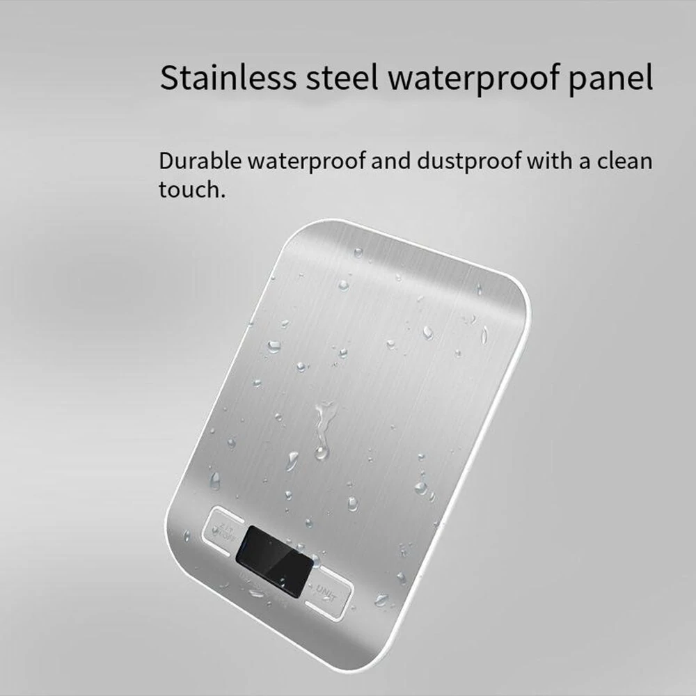 High Precision Kitchen Scale LCD Electronic Measuring Digital Display 10kg Portable Baking Scales Milk Coffee bean Weight Tools — view 5