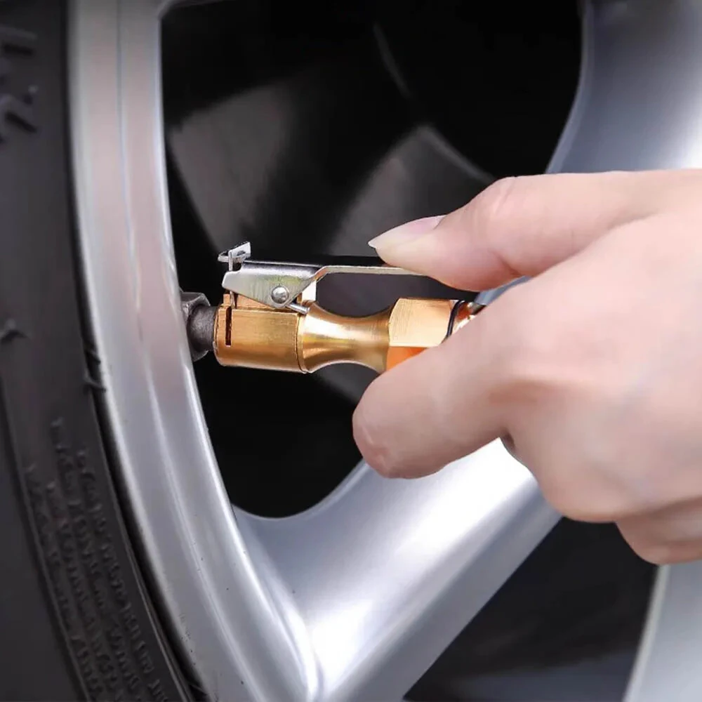 High-Precision LED Digital Display Tire Inflation Meter Car Tires Pressure Meter Barometer Automotive Tool — view 5