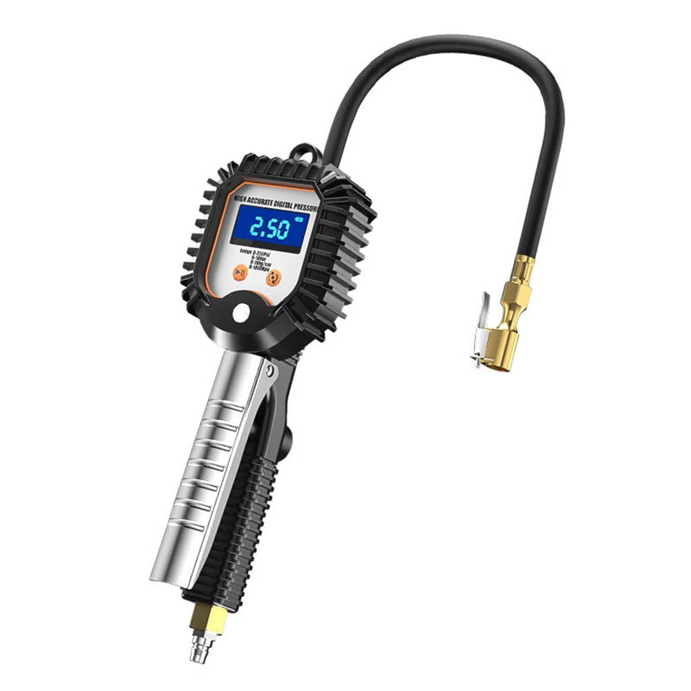High-Precision LED Digital Display Tire Inflation Meter Car Tires Pressure Meter Barometer Automotive Tool — view 7