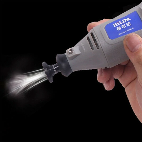 HiLDA Dust Blower with British System Thread/Metric Thread Tool Accessory for Dremel and Hilda