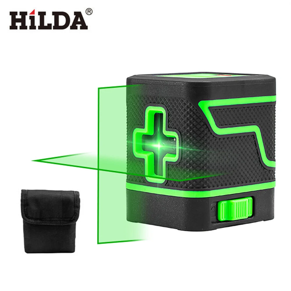 HILDA Laser Level 2 Lines Green Light Mini Self-Leveling Horizontal And Vertical Cross Super Powerful Laser Beam Line — view 7