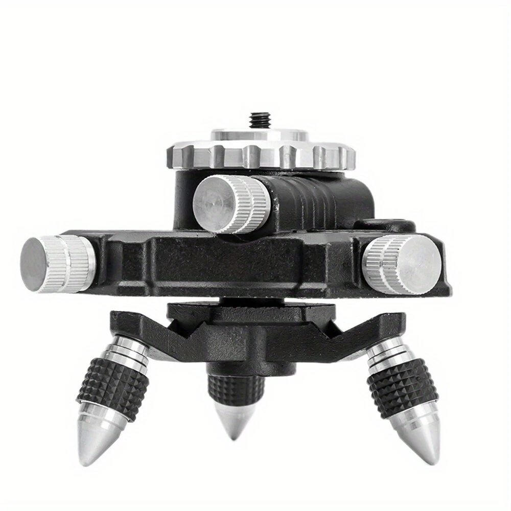 HILDA Tripod Stand for Laser Level 360° Rotatable Aluminum Alloy Bracket Base 1/4'' Interface Fine Adjustment Tripod Stand