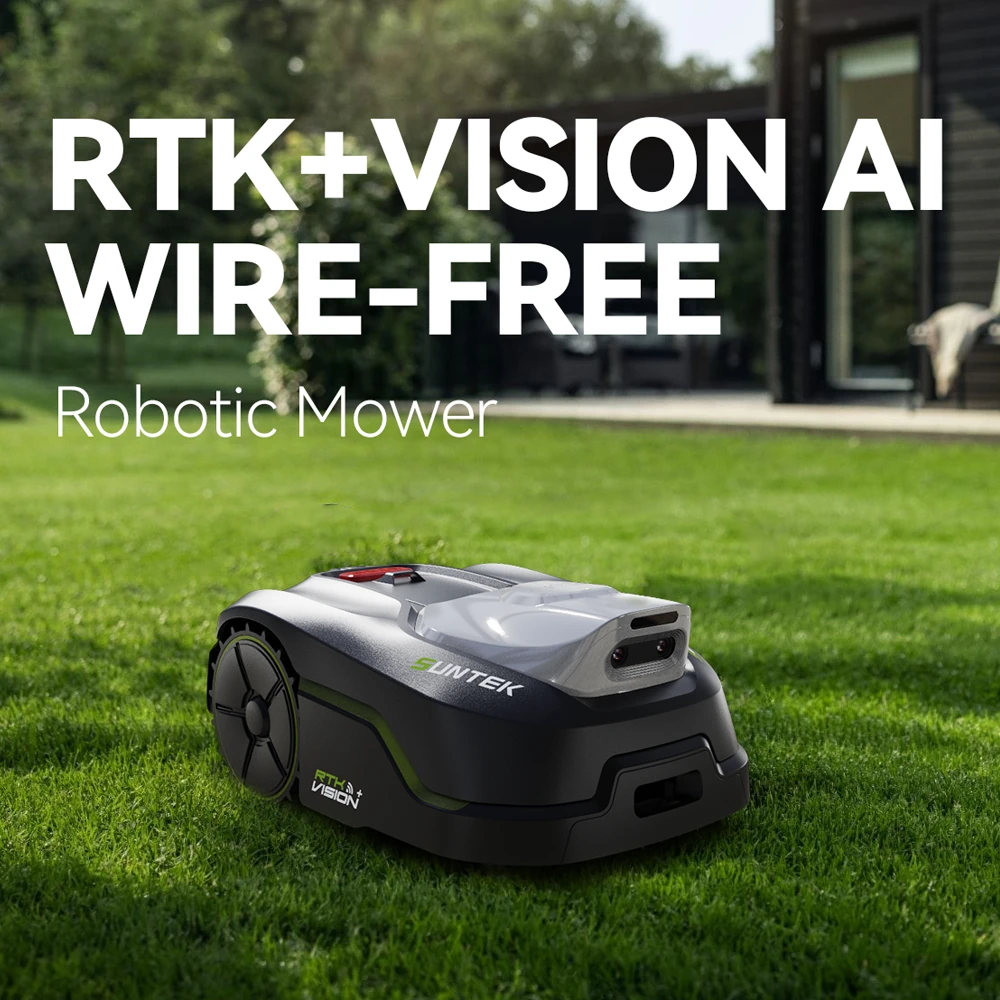 [HK DIRECT] SUNTEK V600 Robotic Lawn Mower With Vision AI Obstacle Avoidance For 800m² Lawns 35% Slope WIFI App Control Brushless Motor — view 2