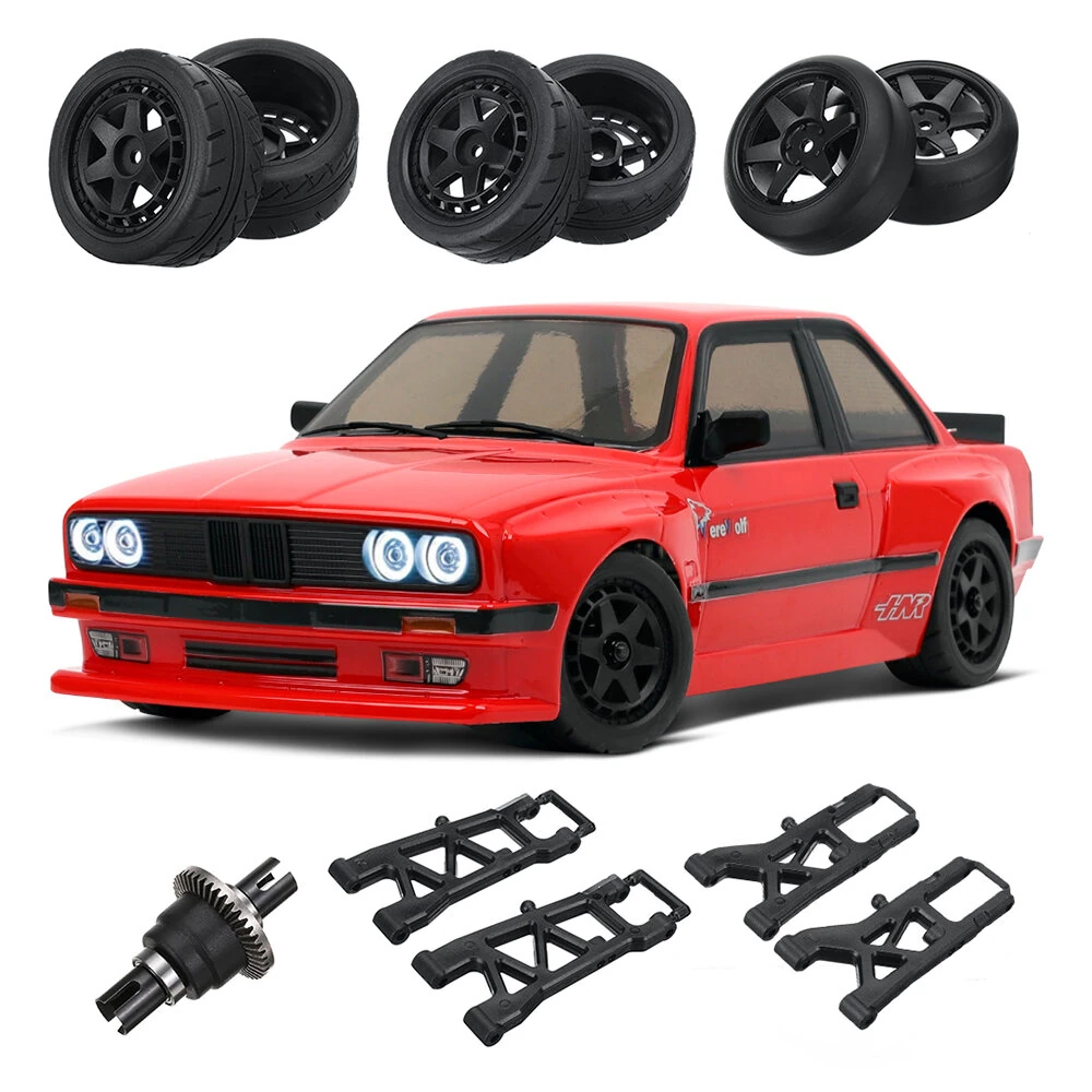 HNR H9803 Werewolf 1/10 RC Car Parts Differential Assembly Front Rear Drift Tires Wheels Front Rear Suspension Lower Arm Vehicles Models Spare Accessories