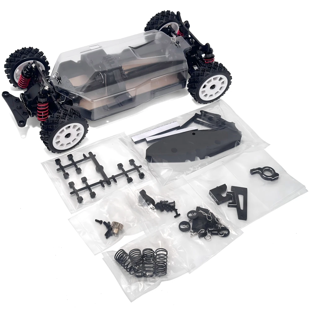 HNR H9804 FOXHOUND Rally H9806 SATURN Off-Road 1/10 RC Car Frame Version Transparent Body Shell without Electronic Parts Vehicles Models Toys — view 2