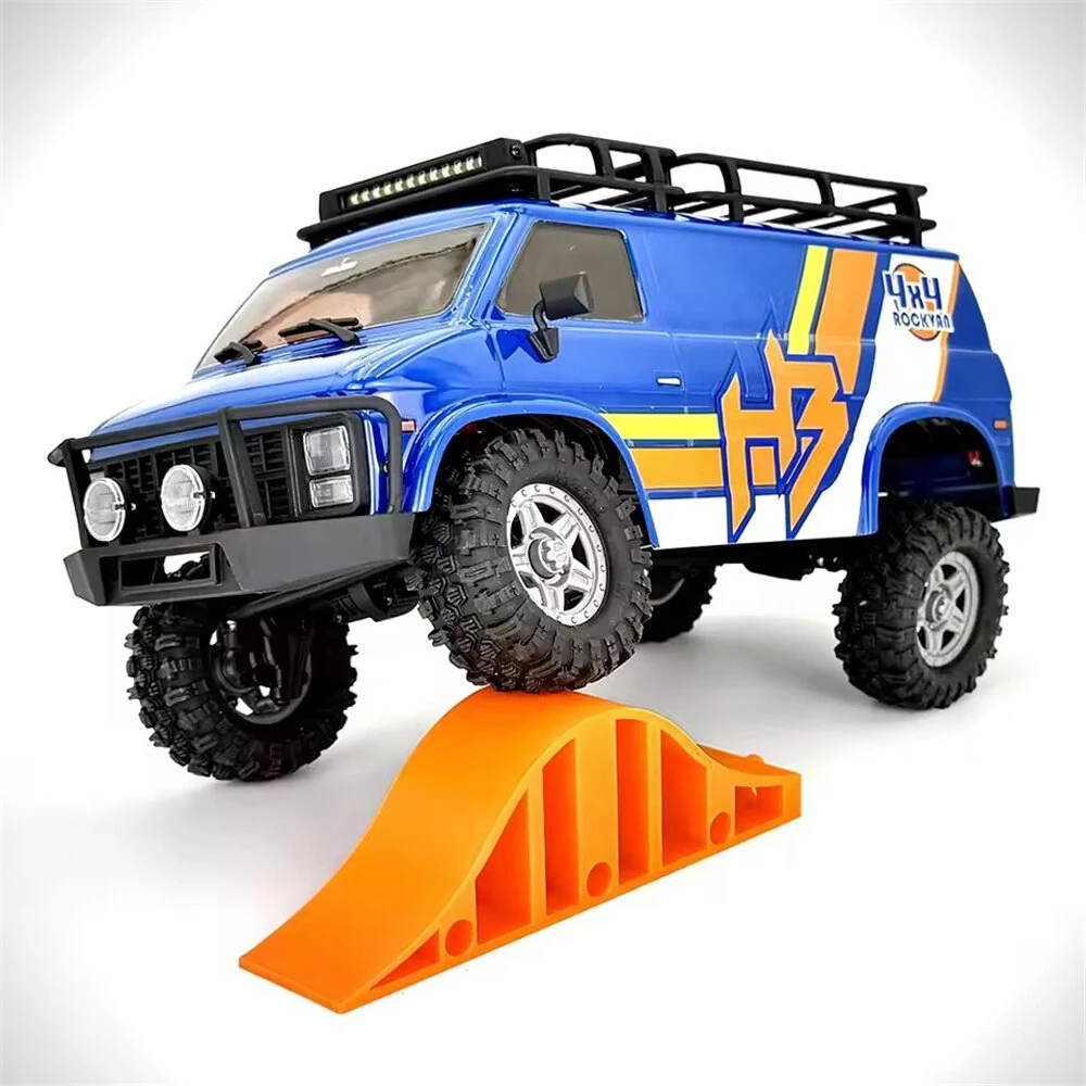 HOBBY PLUS CR18P EVO V2 Rock Van RTR 1/18 2.4G 4WD Brushed RC Car Two Speed Trail Crawler Mini Off-Road Climbing Truck Portal Axles Oil-Filled Shocks LED Light Electric Remote Control Vehicles Models Toys — view 11