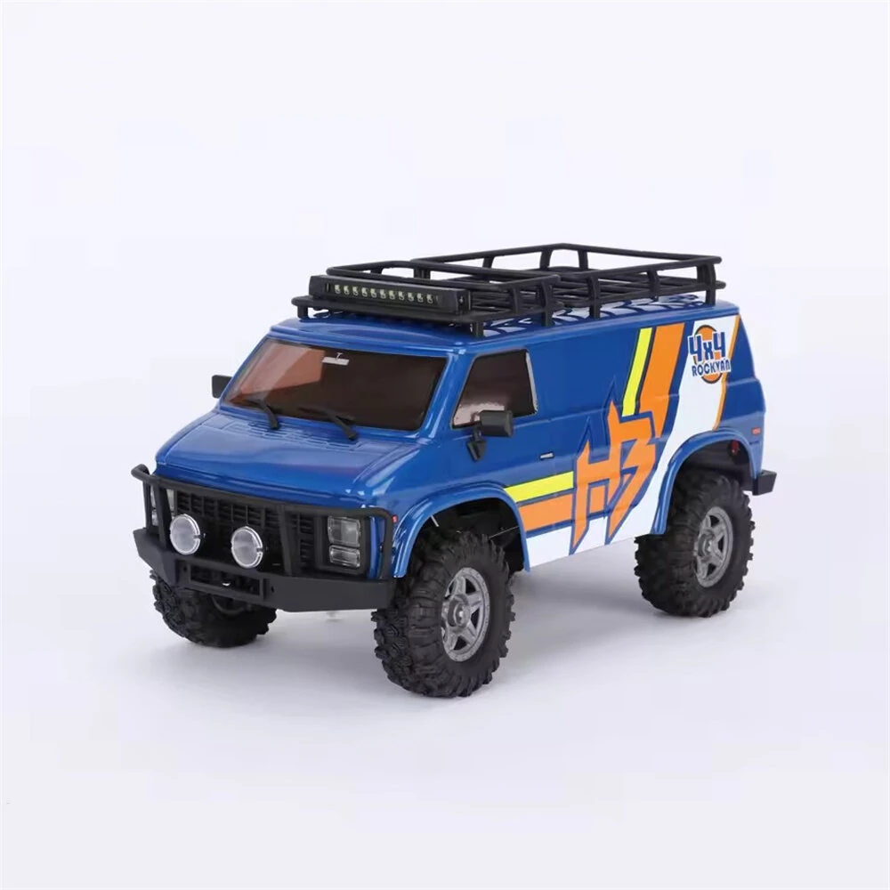 HOBBY PLUS CR18P EVO V2 Rock Van RTR 1/18 2.4G 4WD Brushed RC Car Two Speed Trail Crawler Mini Off-Road Climbing Truck Portal Axles Oil-Filled Shocks LED Light Electric Remote Control Vehicles Models Toys — view 5