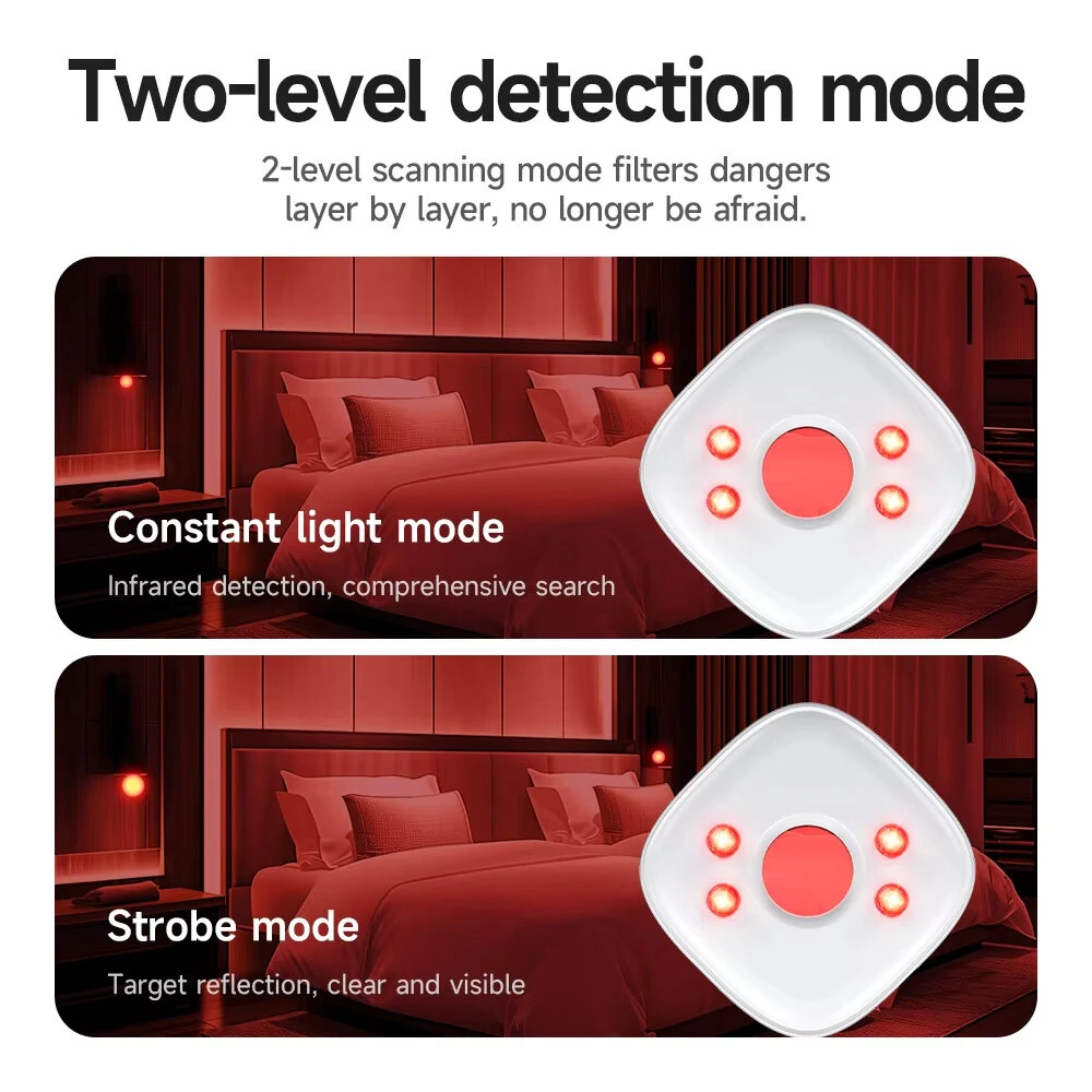 HOCO Full Range Camera Hidden Finder Anti-spys Bug Listening Device GPS Tracker Wireless Signal Scanner For Home Office Travel — view 5