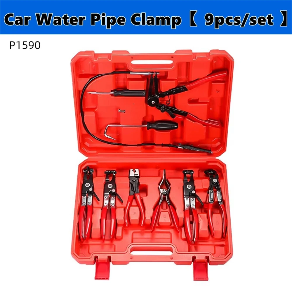 Hose Clamp Pliers Wire Long Reach Hose Clamp Pliers Set Car Disassembly Tool Vehicle Repair — view 2