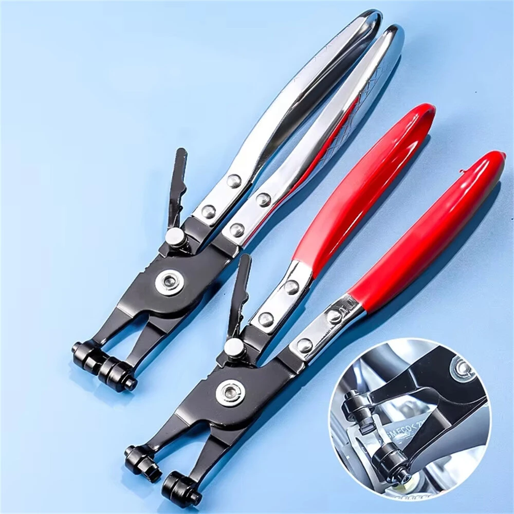 Hose Clamp Pliers Wire Long Reach Hose Clamp Pliers Set Car Disassembly Tool Vehicle Repair — view 7