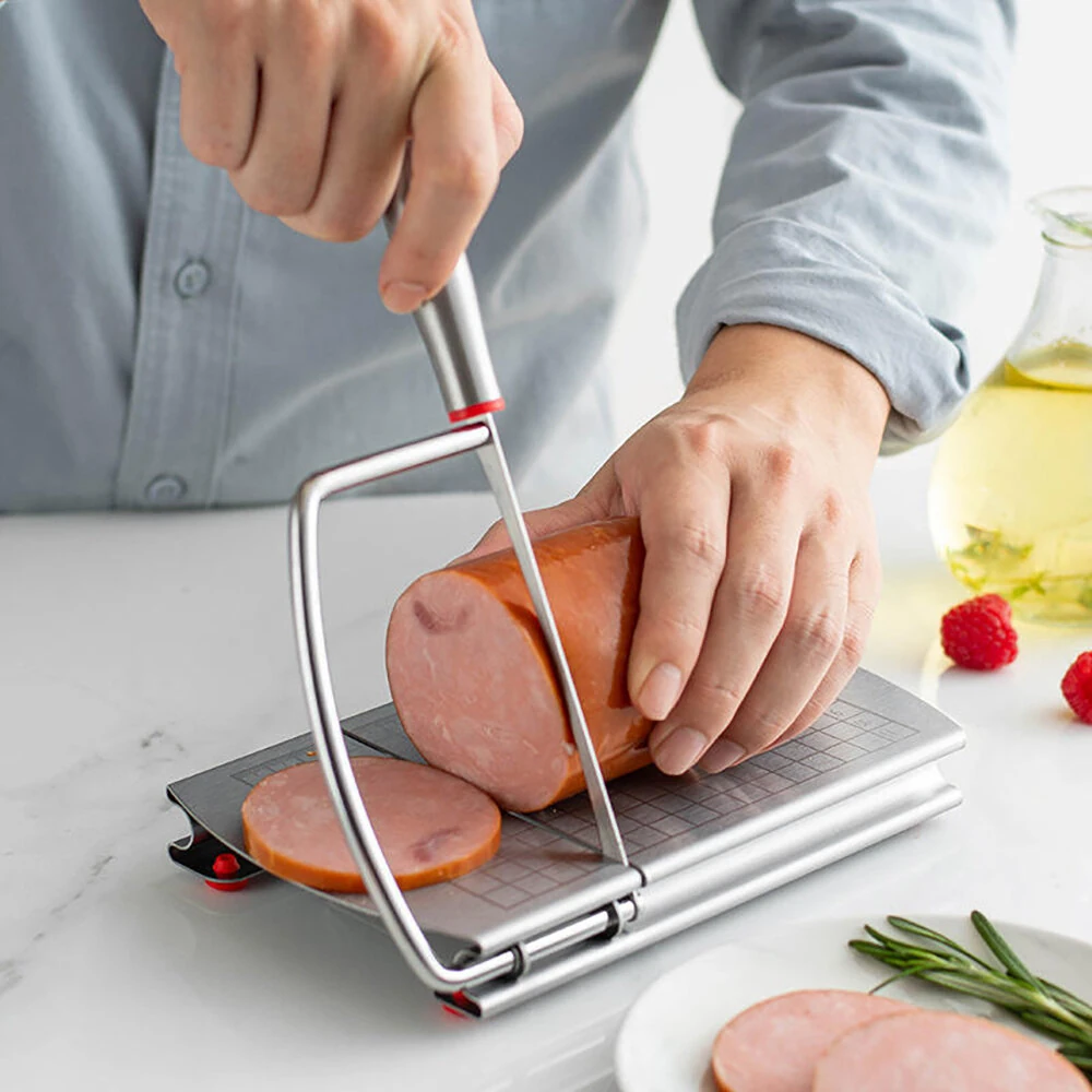 Household Kitchen Tools Stainless Steel Cheese Slicer Wire Cutters — view 2