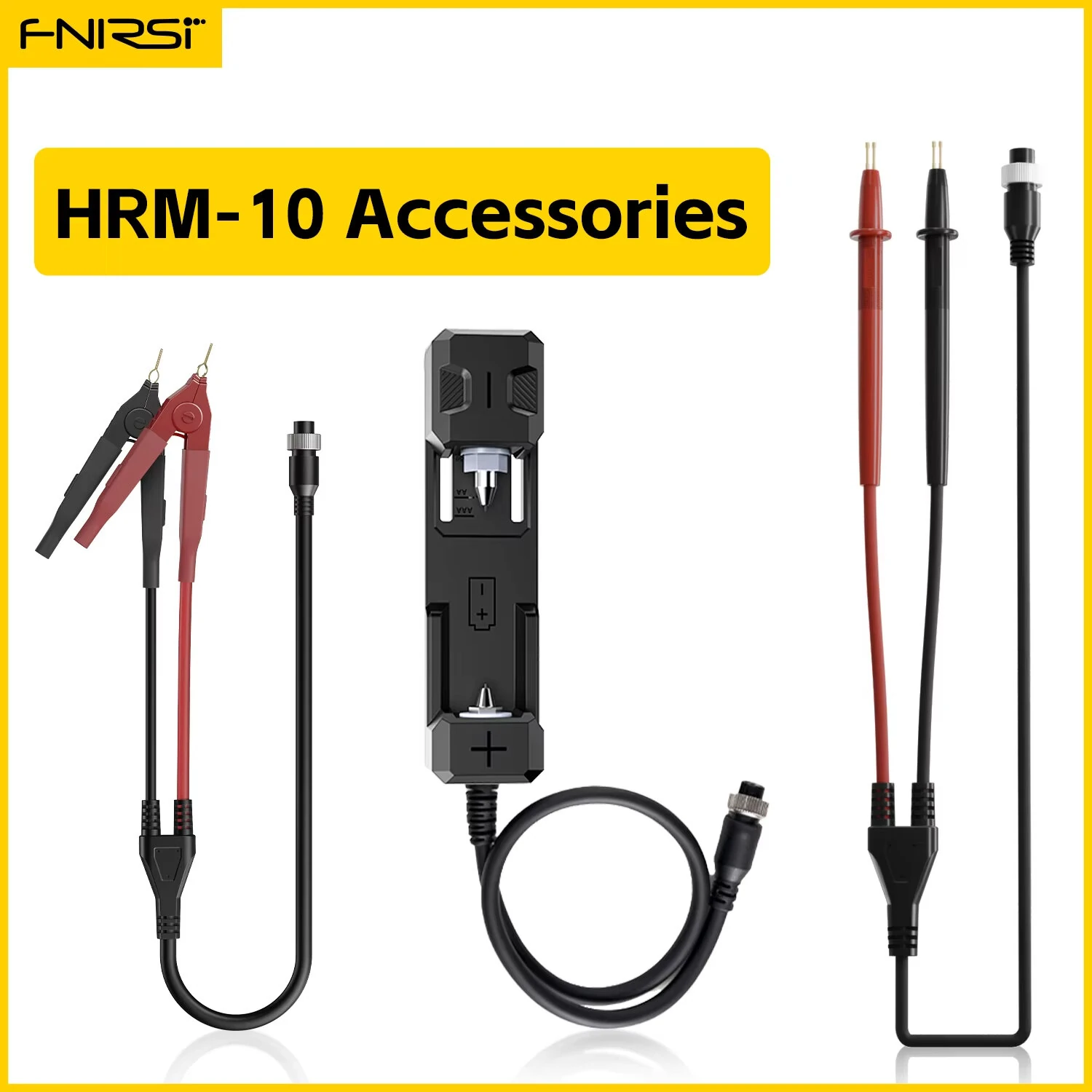 HRM-10 Battery Internal Resistance Meter Kelvin Clip Battery Probe Pen Circular Connector Accessory — view 2