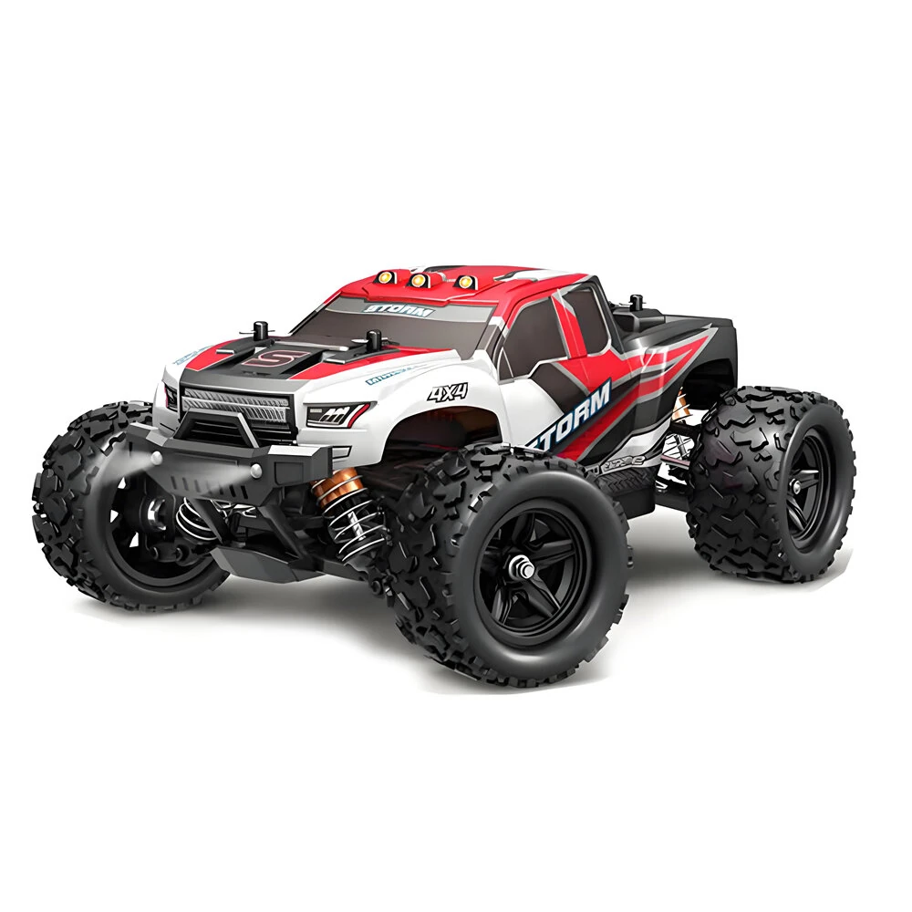 HS 18301/18302/18303/18304 RTR 1/18 2.4G 4WD 36km/h RC Car High Speed Off-Road Truck LED Light Full Proportional Vehicles Models Toys