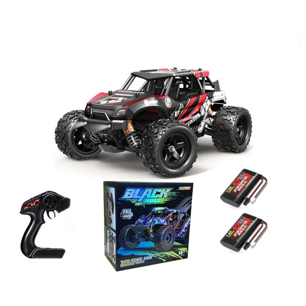 HS 18311/18312/18313/18314 RTR 1/18 2.4G 4WD 36km/h RC Car High Speed Off-Road Truck LED Light Full Proportional Vehicles Models Toys — view 2