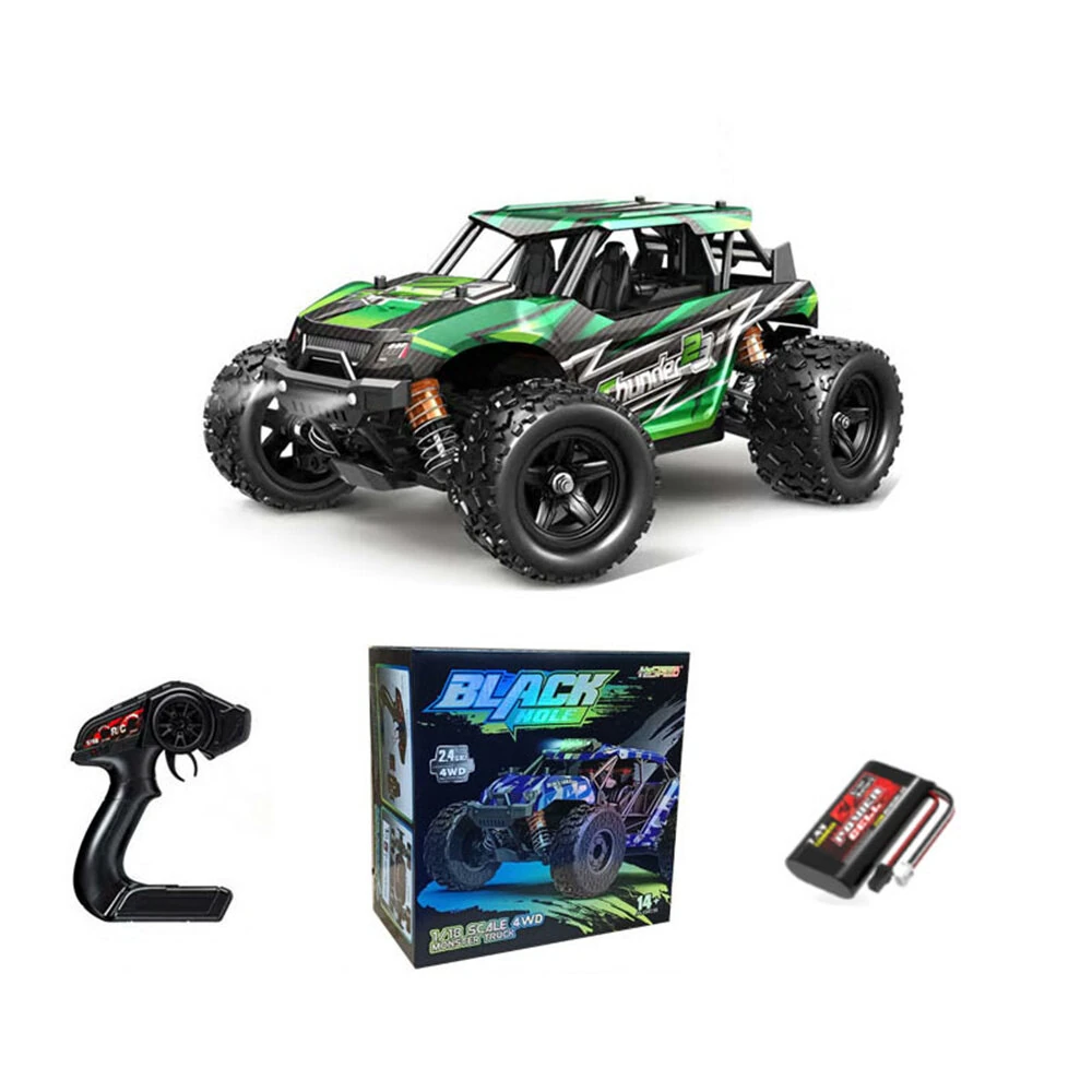 HS 18311/18312/18313/18314 RTR 1/18 2.4G 4WD 36km/h RC Car High Speed Off-Road Truck LED Light Full Proportional Vehicles Models Toys — view 3