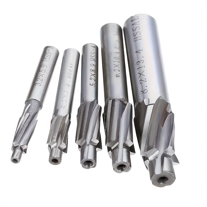 HSS-AL Countersink End Mill Set M3 M4 M5 M6 M8 High Speed Precision Milling Cutter for Metal Wood Machining Copper Aluminum — view 4