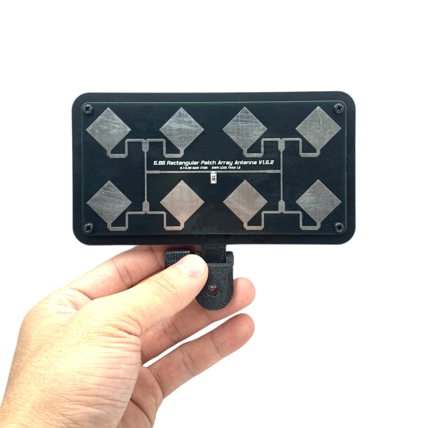 HT1727 5.8GHz 17dBi High Gain Directional Patch Antenna SMA-K Flat Panel Antenna 5.7-5.9GHz FPV Bridge Connection Antenna — view 6