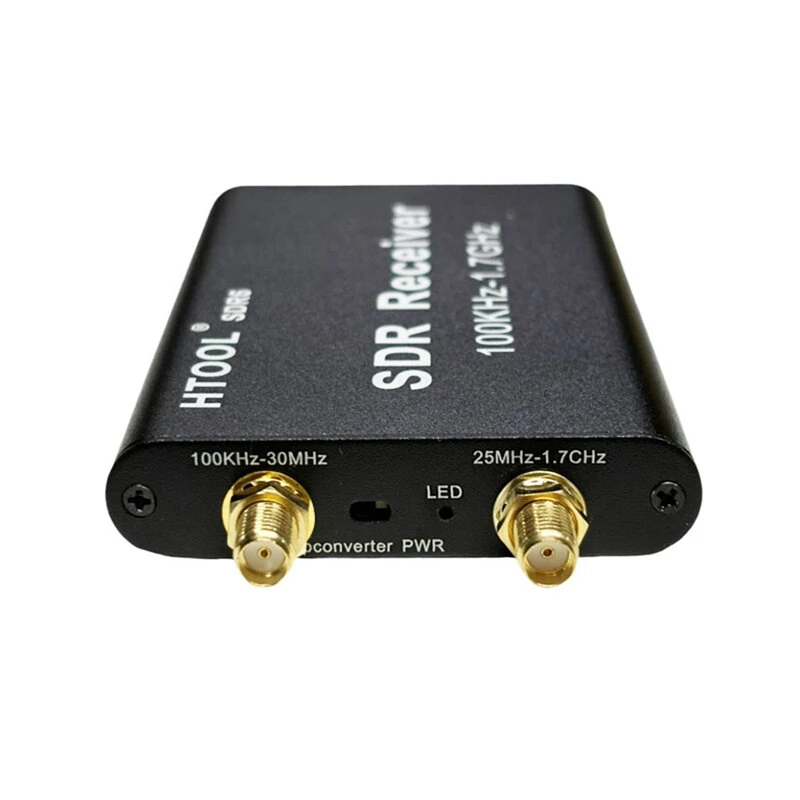 HTOOL SDR6 SDR Receiver 100KHz-1.7GHz Direct Sampling USB-C Aviation Shortwave FM Radio — view 3