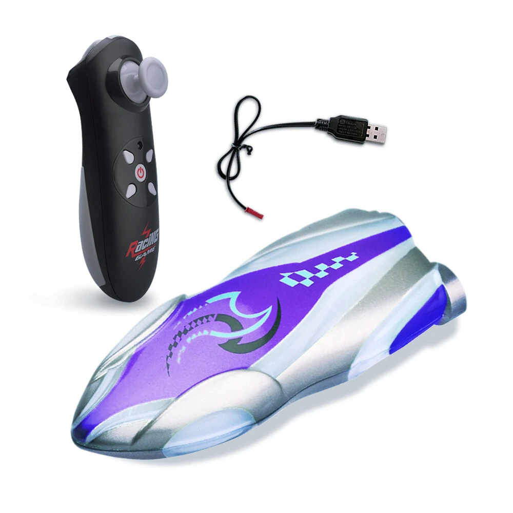 HUICAN 809 Mini Remote Control High Speed RC Boat Two Motors Led Light 360° Rotation Palm Speed Boat Summer Water Toy Pool Toy — view 3