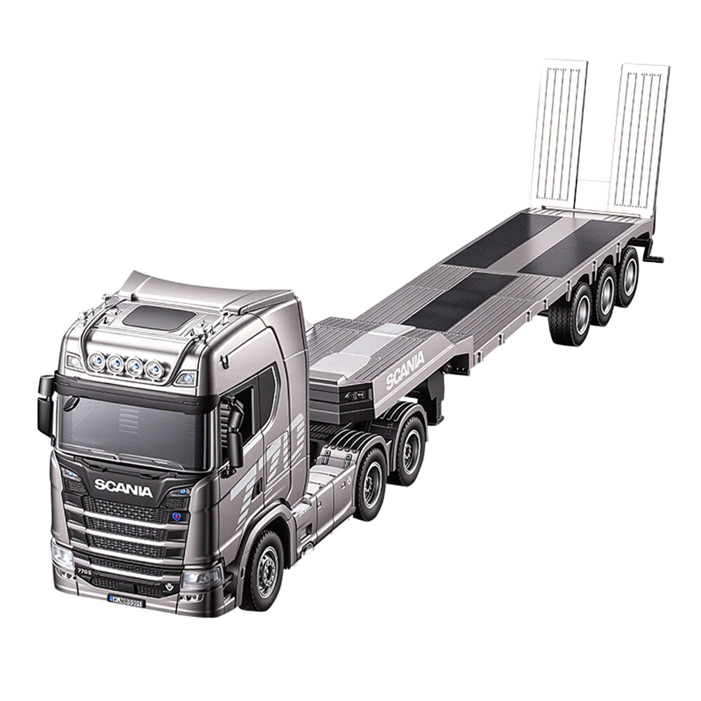 Huina 1302A 1/24 2.4G 14CH Scania 770S Tractor Truck RTR Cool Light Full Scale RC Car Vehicle Models Officially Authorized — view 2