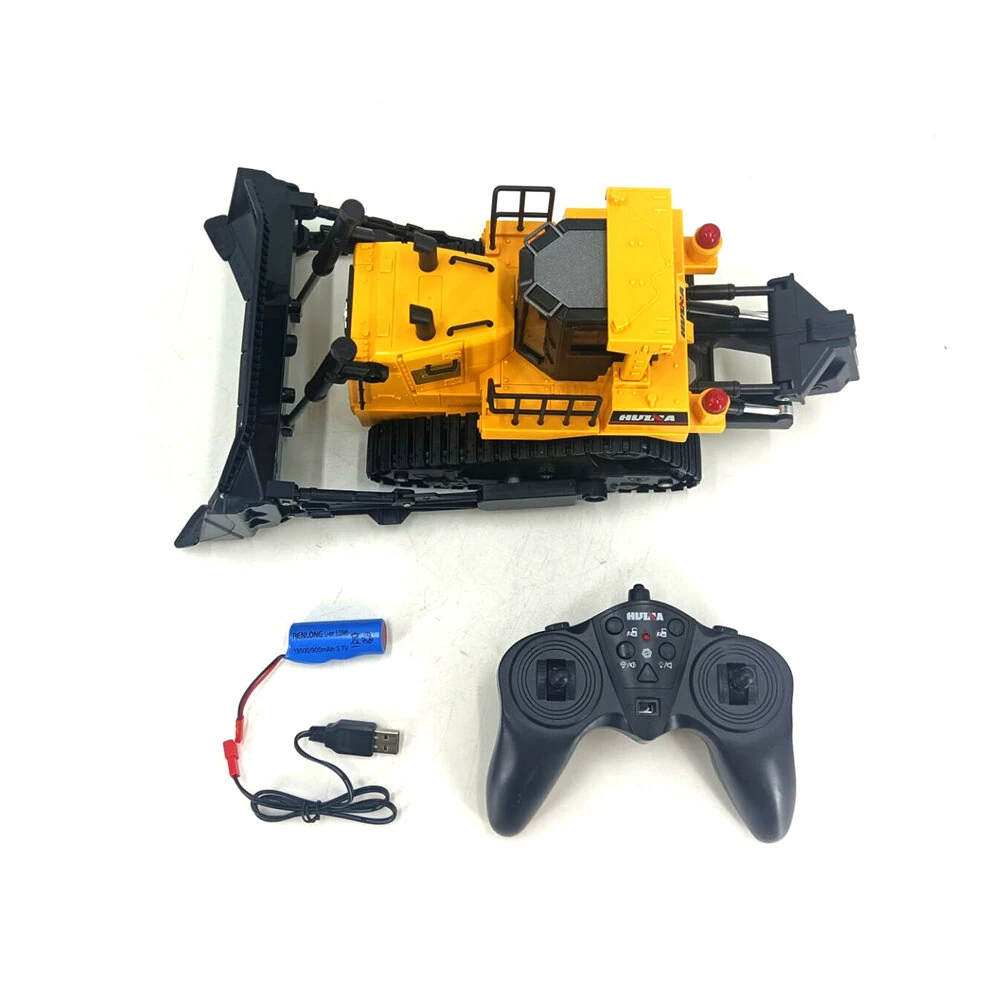 Huina 1554 1/16 11CH RC Bulldozer Car Heavy Duty Bulldozer Kids RC Vehicle Electric Toy Gifts For Kids — view 7