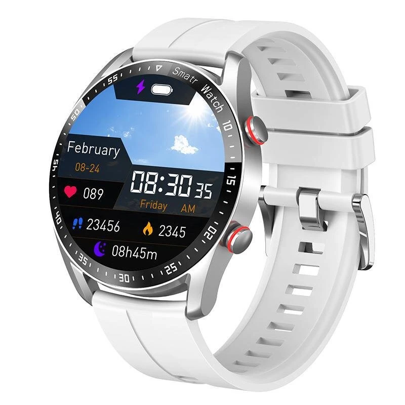 HW20 1.52inch HD Screen ECG+PPG bluetooth Call Heart Rate Blood Pressure Blood Oxygen Monitor Sleep Monitoring Multi-sport Modes IP67 Waterproof Smart Watch — HW20