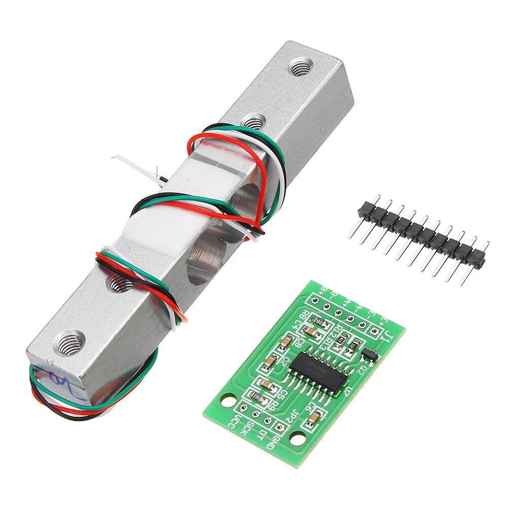 HX711 24bit AD Module + 1kg Aluminum Alloy Scale Weighing Sensor Load Cell Kit Geekcreit for Arduino - products that work with official Arduino boards — HX711