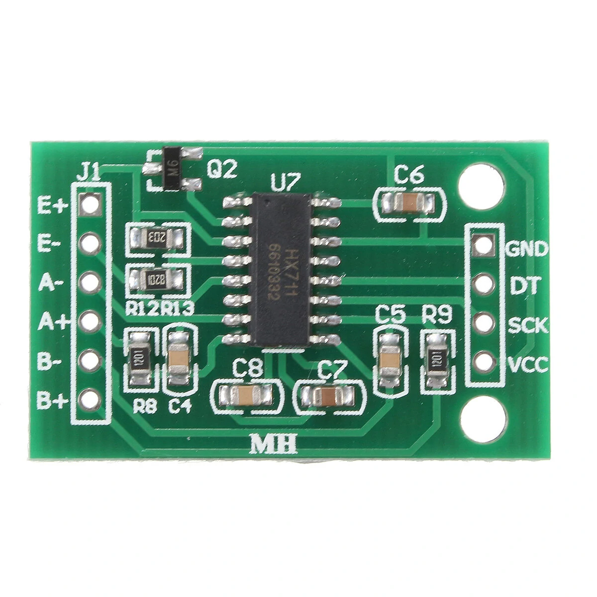 HX711 Module + 20kg Aluminum Alloy Scale Weighing Sensor Load Cell Kit — view 6