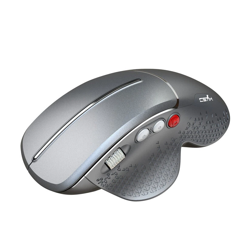 HXSJ T32 2.4G Wireless Vertical Gaming Mouse 1200-4800 DPI Aluminum Side Roller 6 Keys Ergonomic Design Anti Mouse Hand Gamer Mice for PC Laptop Computer — view 4